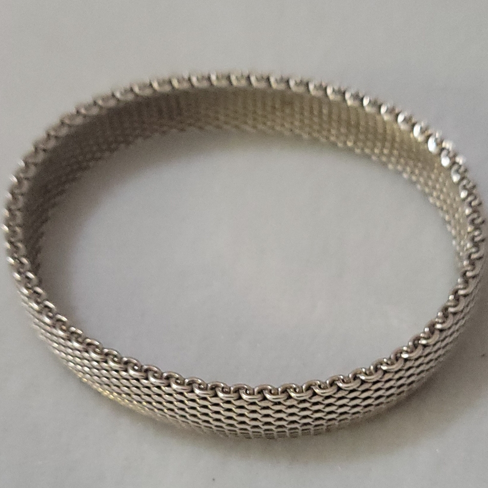 Vintage Signed GC 925 Sterling Silver Bracelet 7.5" , 39.5 Gram